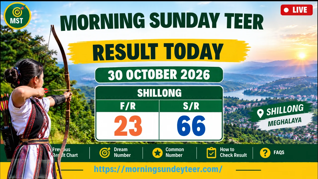 Morning Sunday Teer Result Today: Shillong Round Numbers Out Now